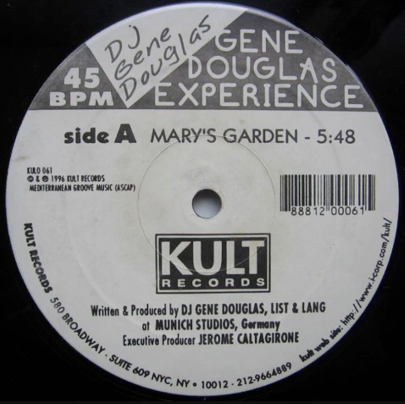 Mary's Garden vinyl record label